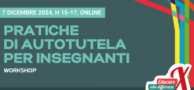 Workshop di autotutela per insegnanti